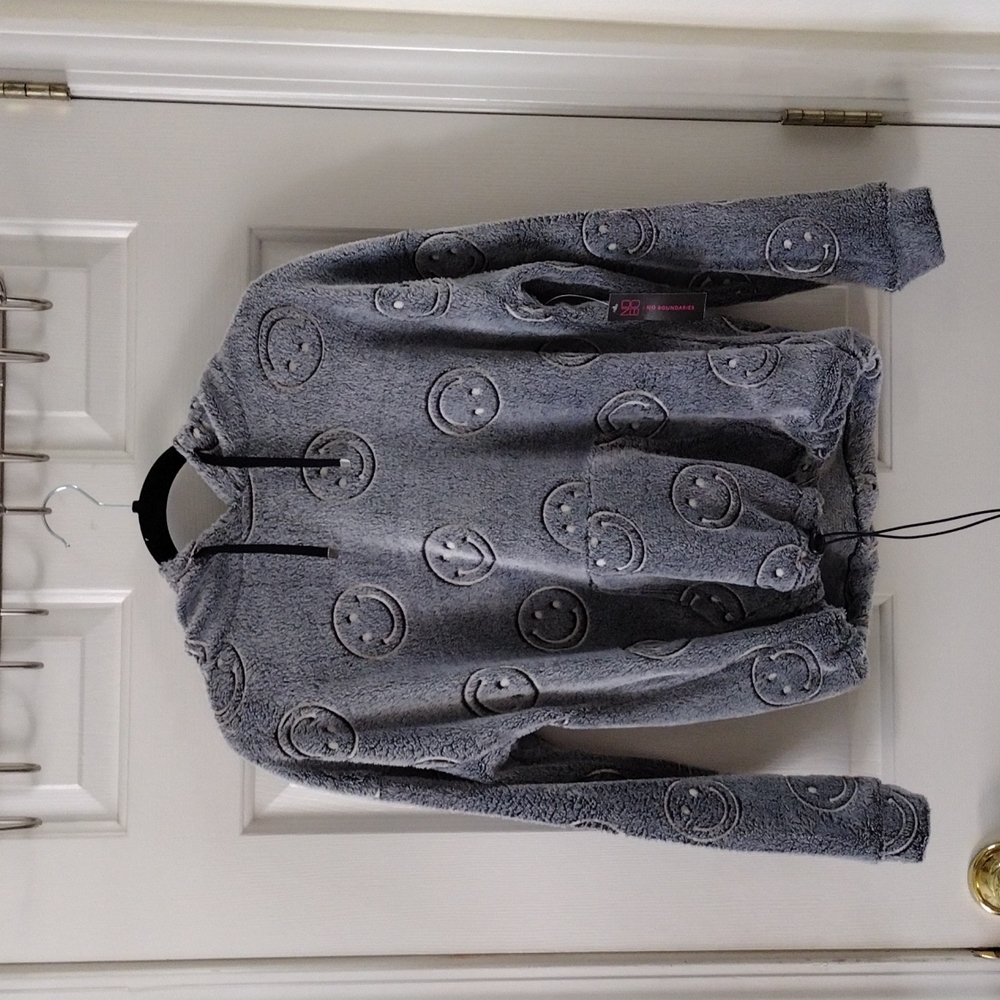 Smiley drawstring hoodie